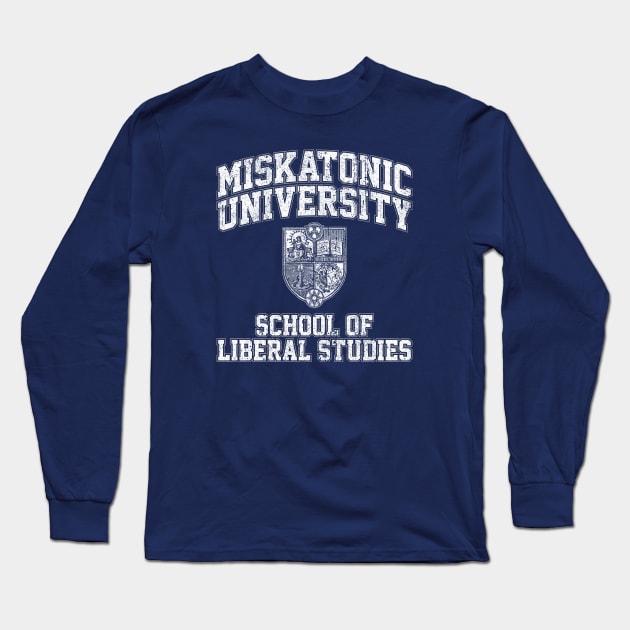 Miskatonic University School of Liberal Studies Long Sleeve T-Shirt by huckblade